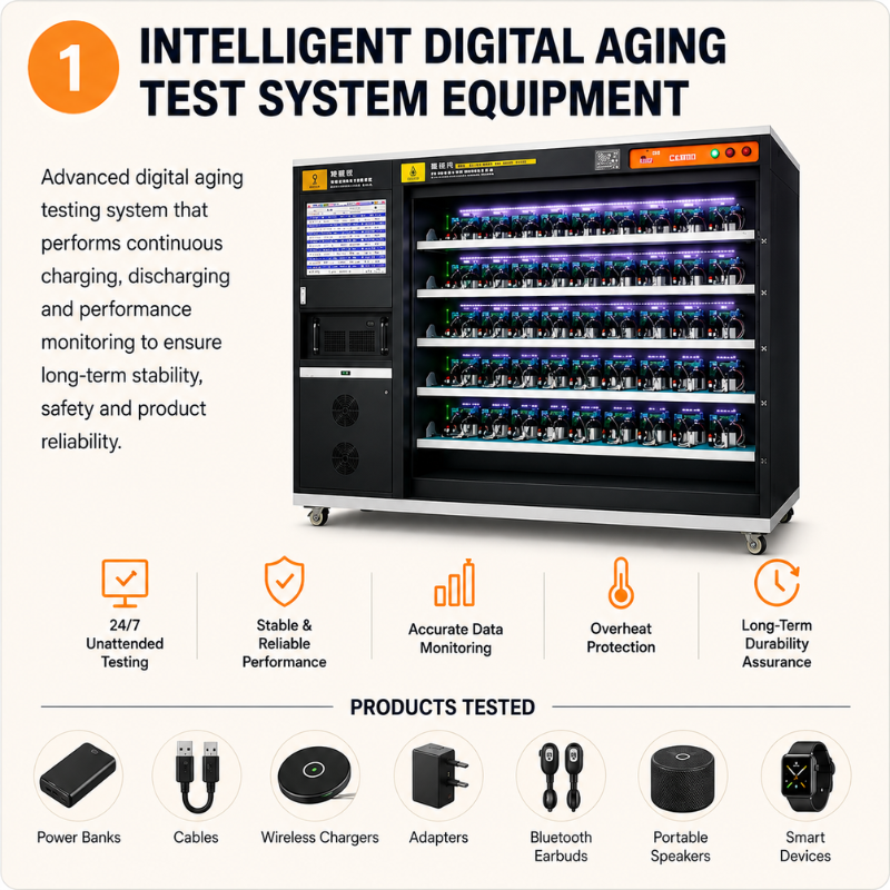 Intelligent digital aging test system equipment