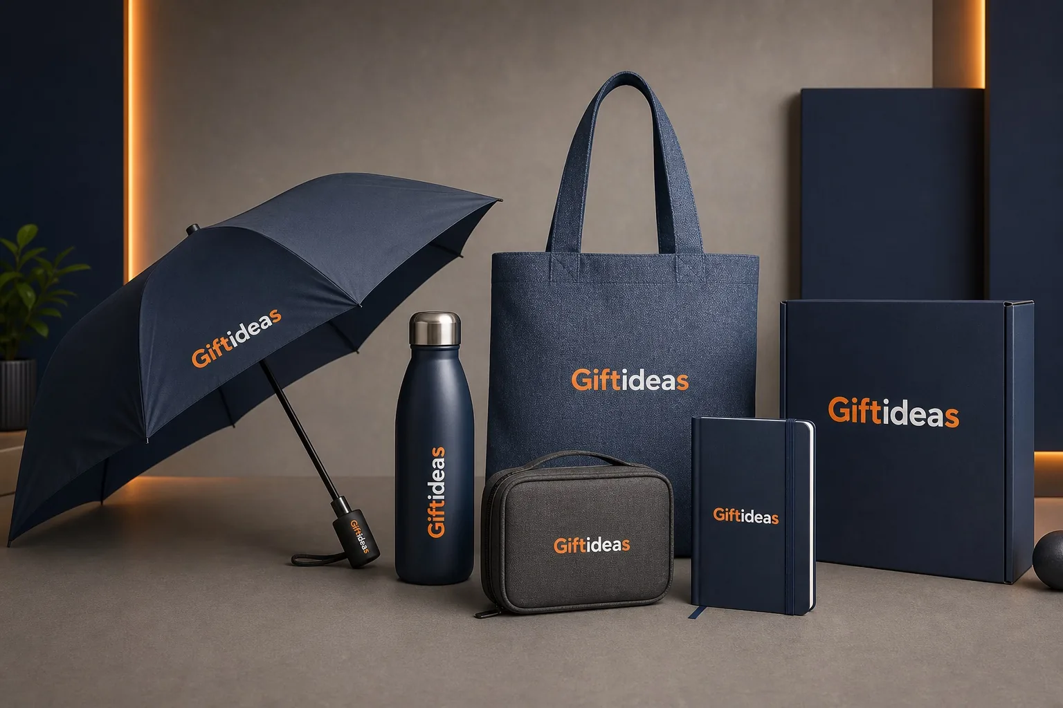 Giftideas branded corporate gifts prepared for UK and Australian procurement teams