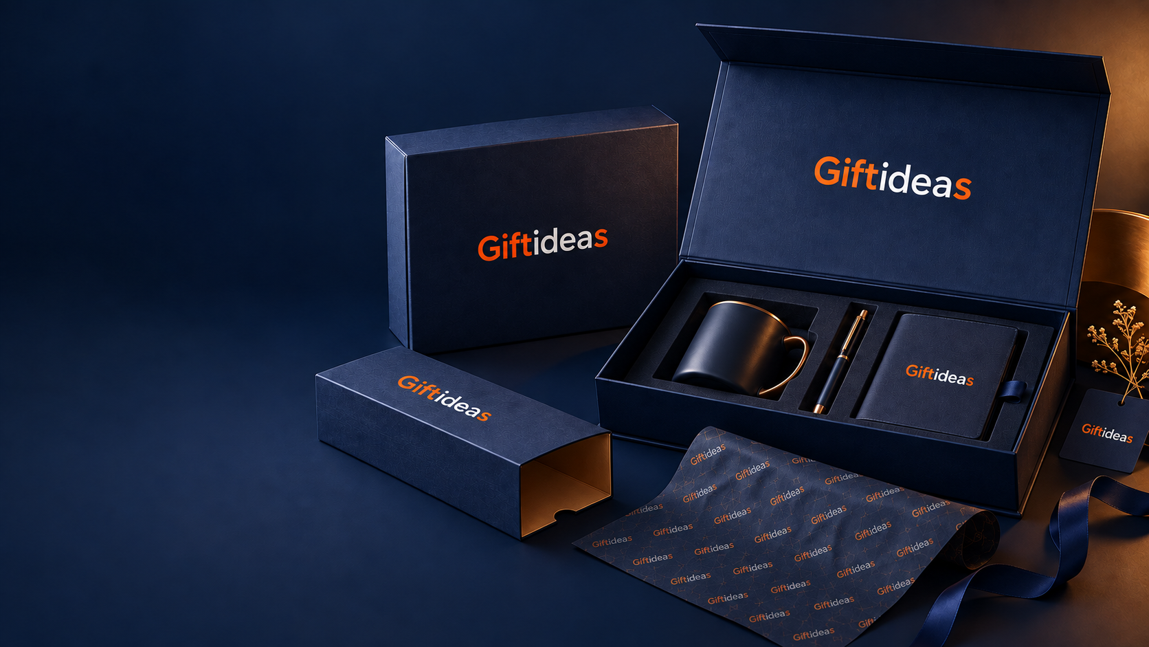Giftideas custom rigid boxes, sleeves, inserts and private-label gift packaging