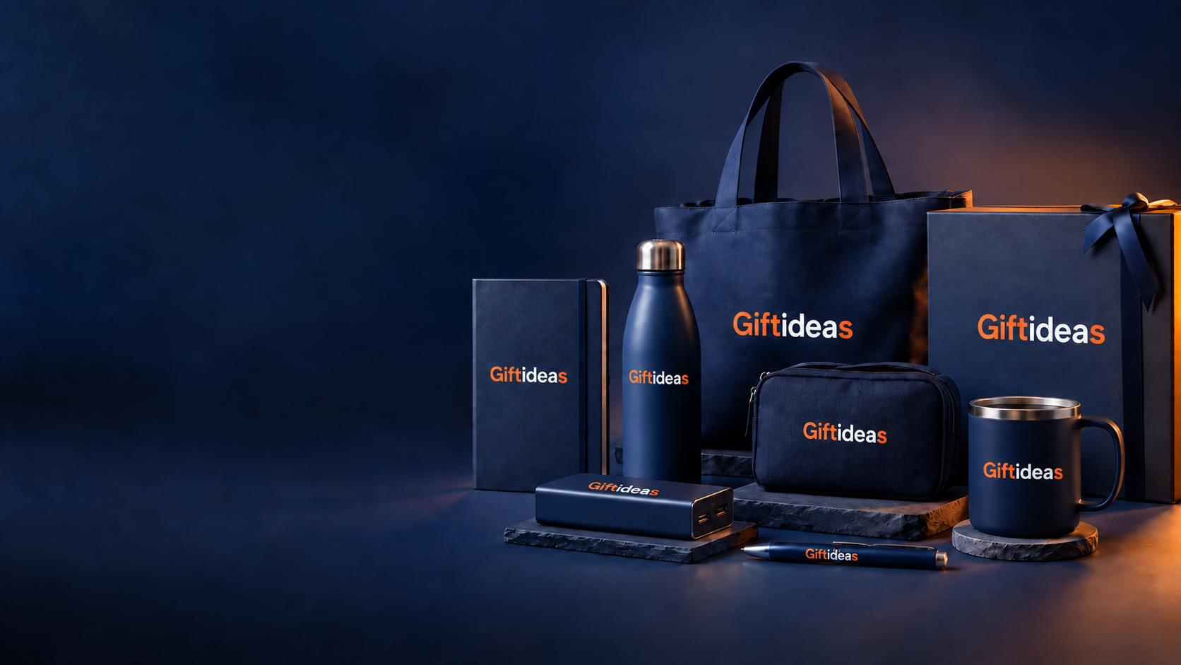 Giftideas branded corporate gift collection prepared for international programmes