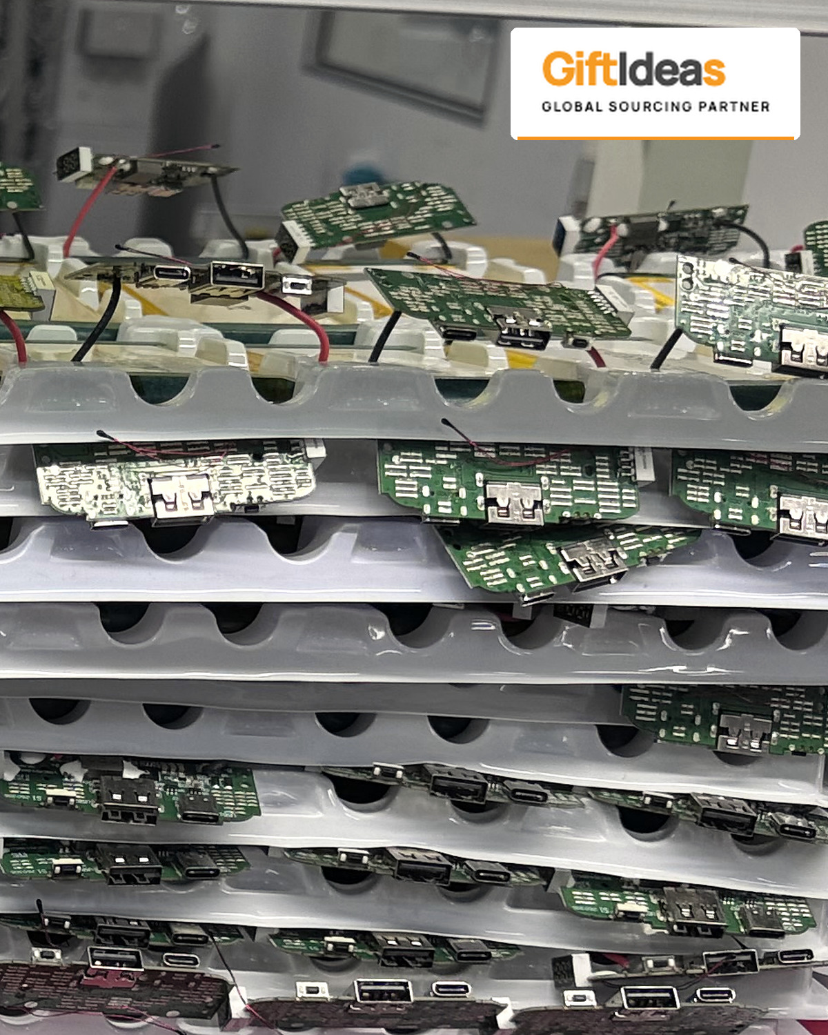 Prepared circuit assemblies at the production station